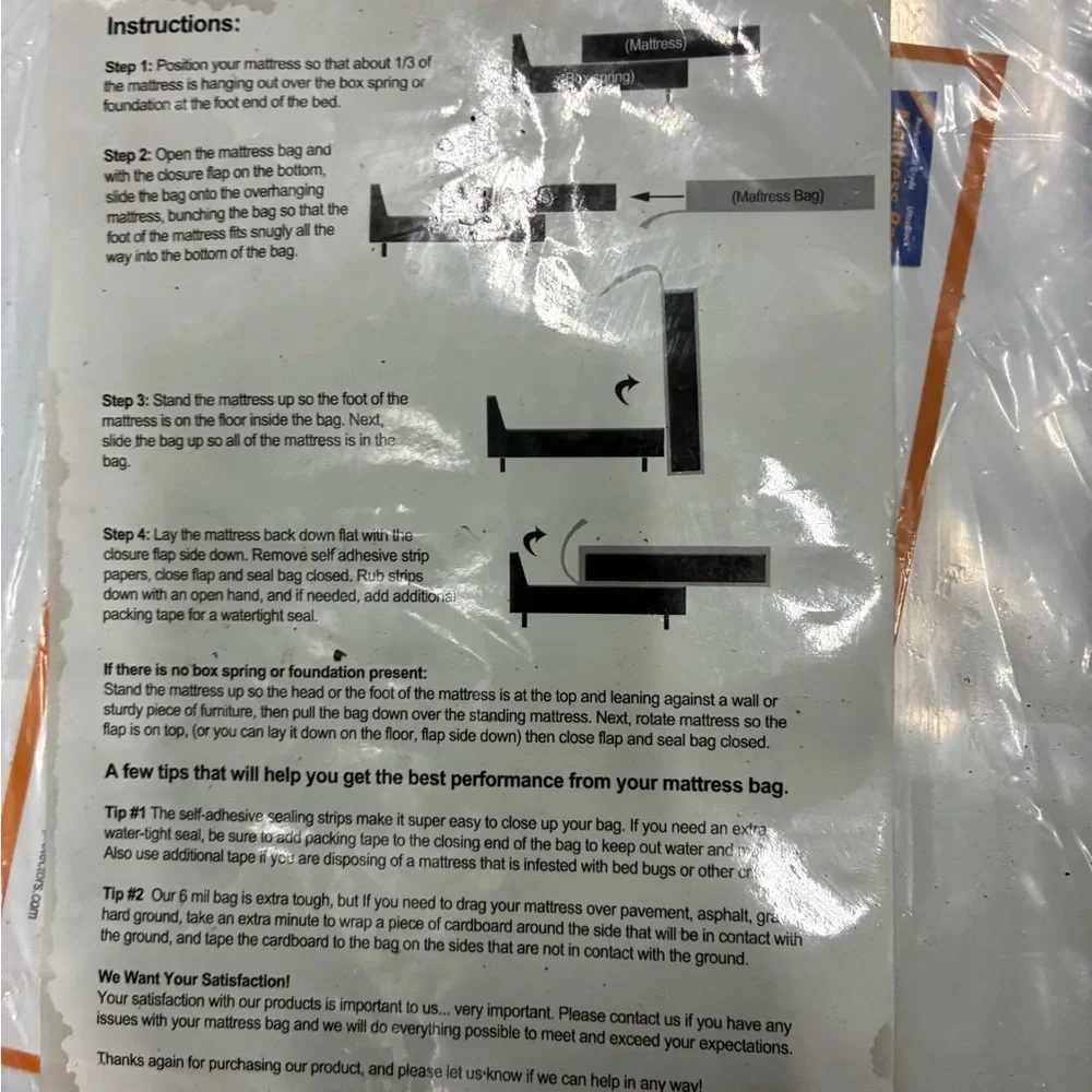 Twin Mattress Bag Brand New